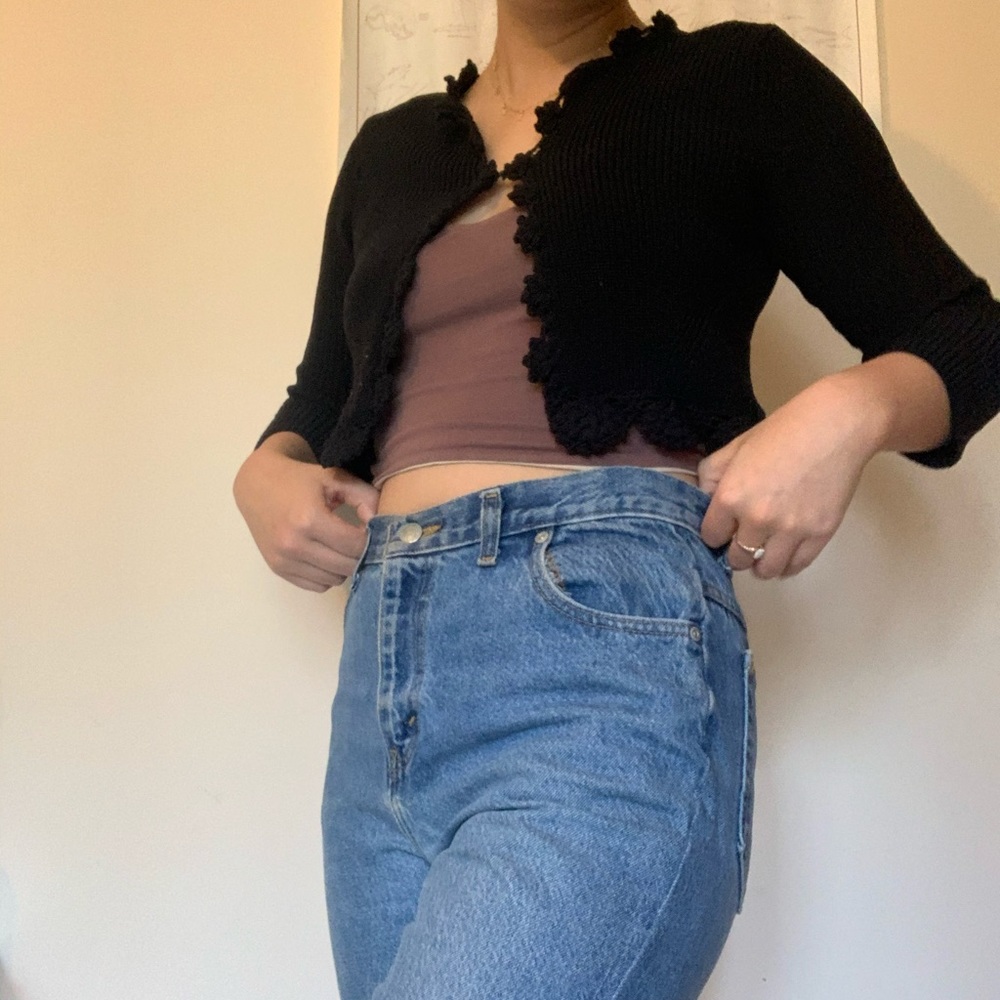 Cropped sweater
